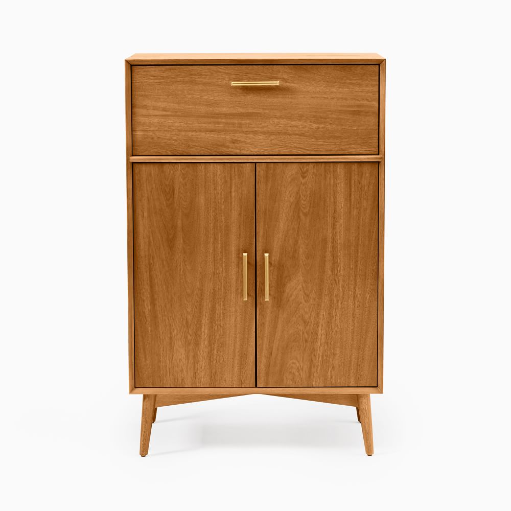 Mid century bar cabinet west elm discount